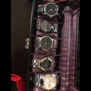 Watch collection Movado, Wittnauer, Burberry